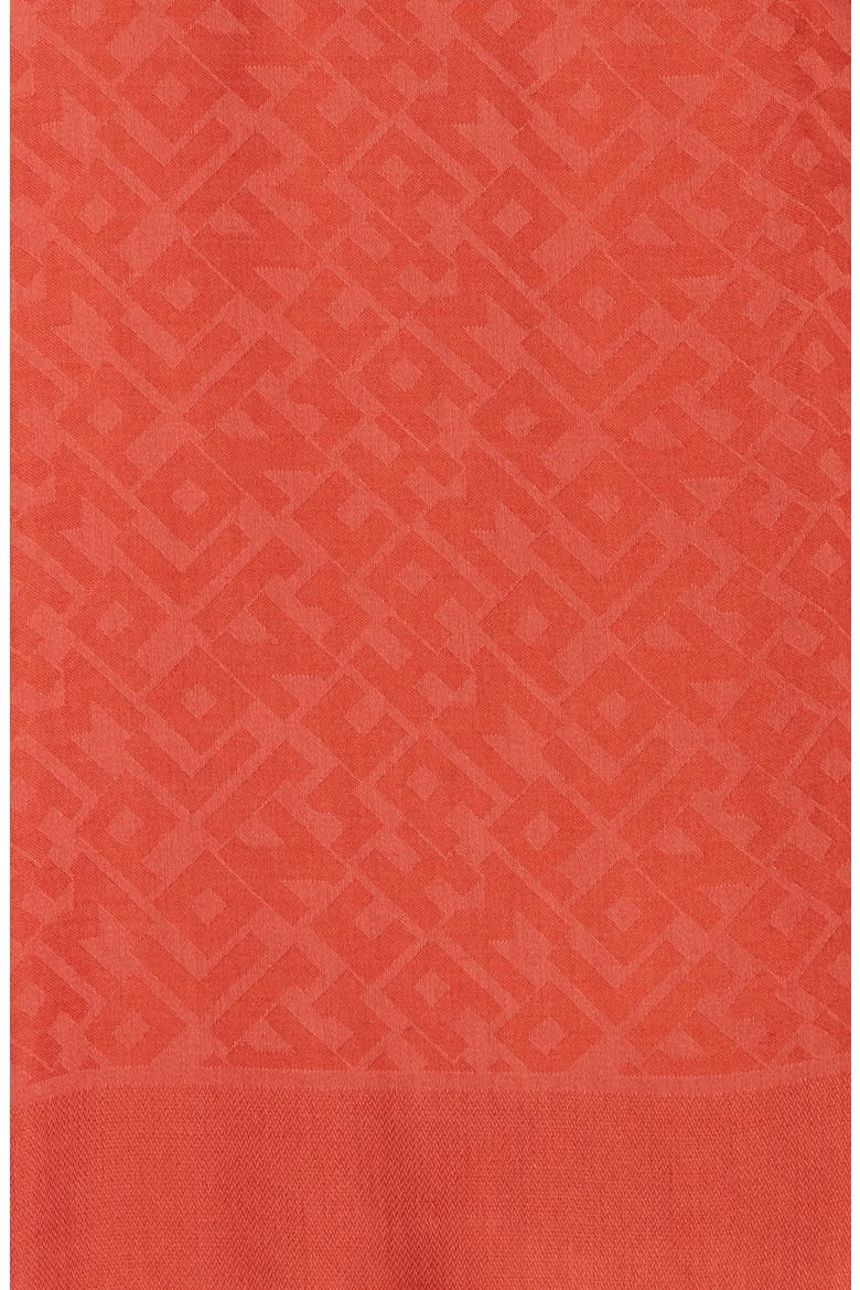 Scarf, Alternate, color, BURNT RED