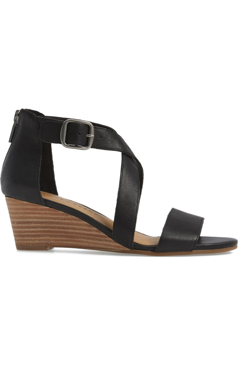 Lucky Brand Jenley Wedge Sandal, Alternate, color,
