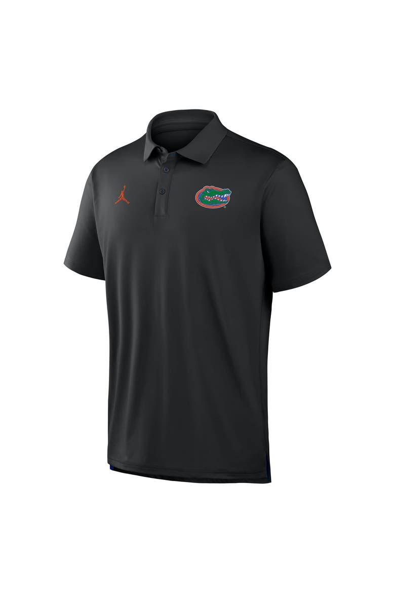Men's Jordan Brand Black Florida Gators 2026 Sideline Tour Dri-FIT Polo, Alternate, color, Black
