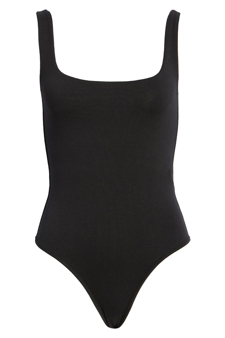 The NW Tank Bodysuit, Alternate, color, BLACK