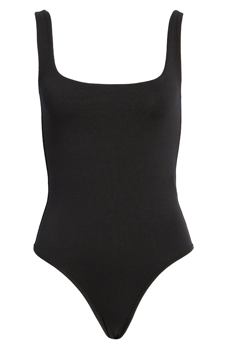 Naked Wardrobe The NW Tank Bodysuit, Alternate, color, Black