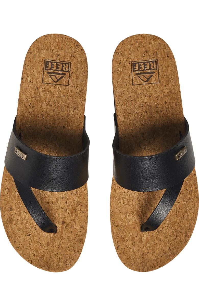 Reef Sol Hi Platform Sandal, Alternate, color, Black/ Tan