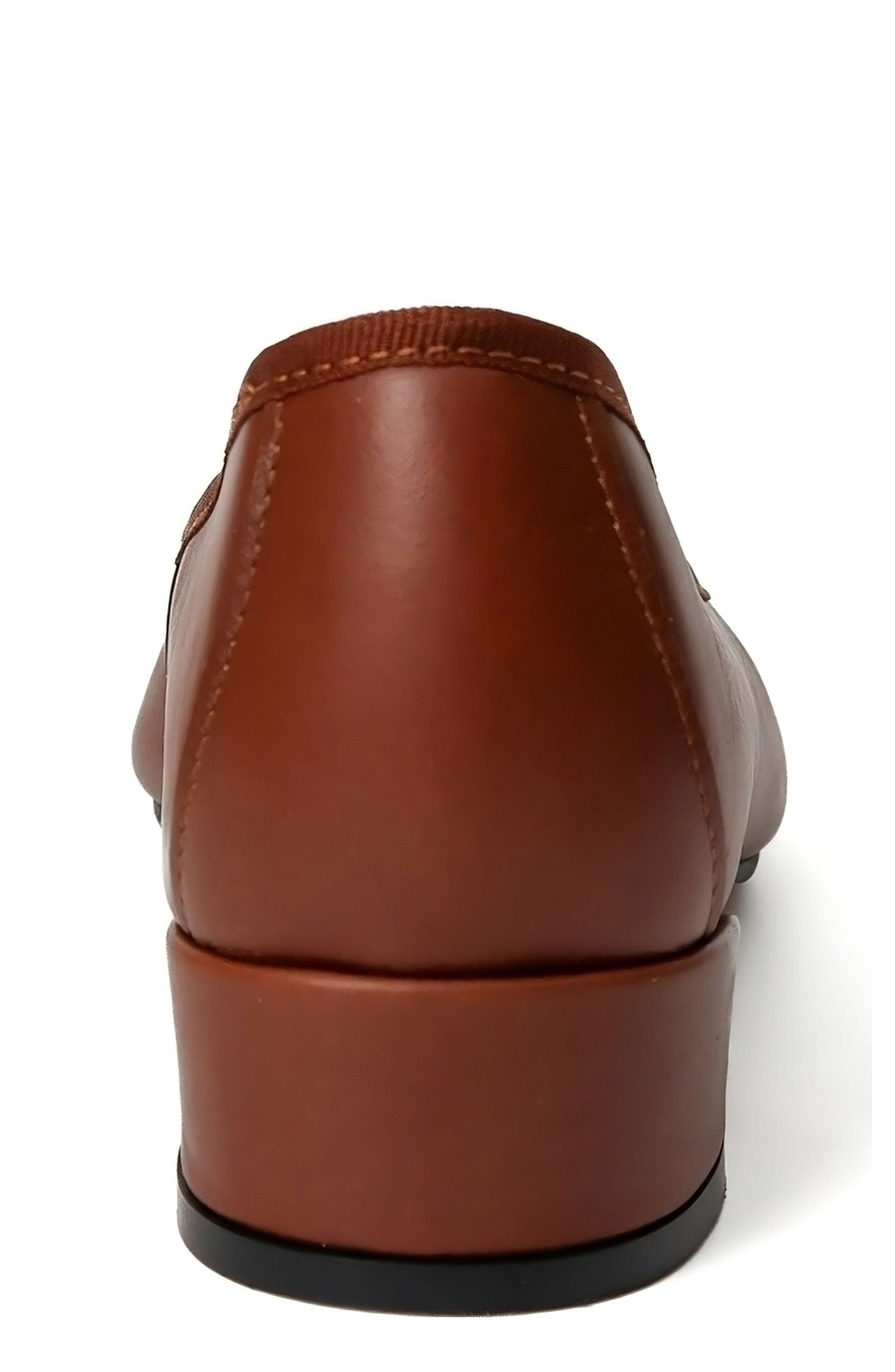 Menina Step Isa Leather Ballet Flat, Alternate, color, Tan