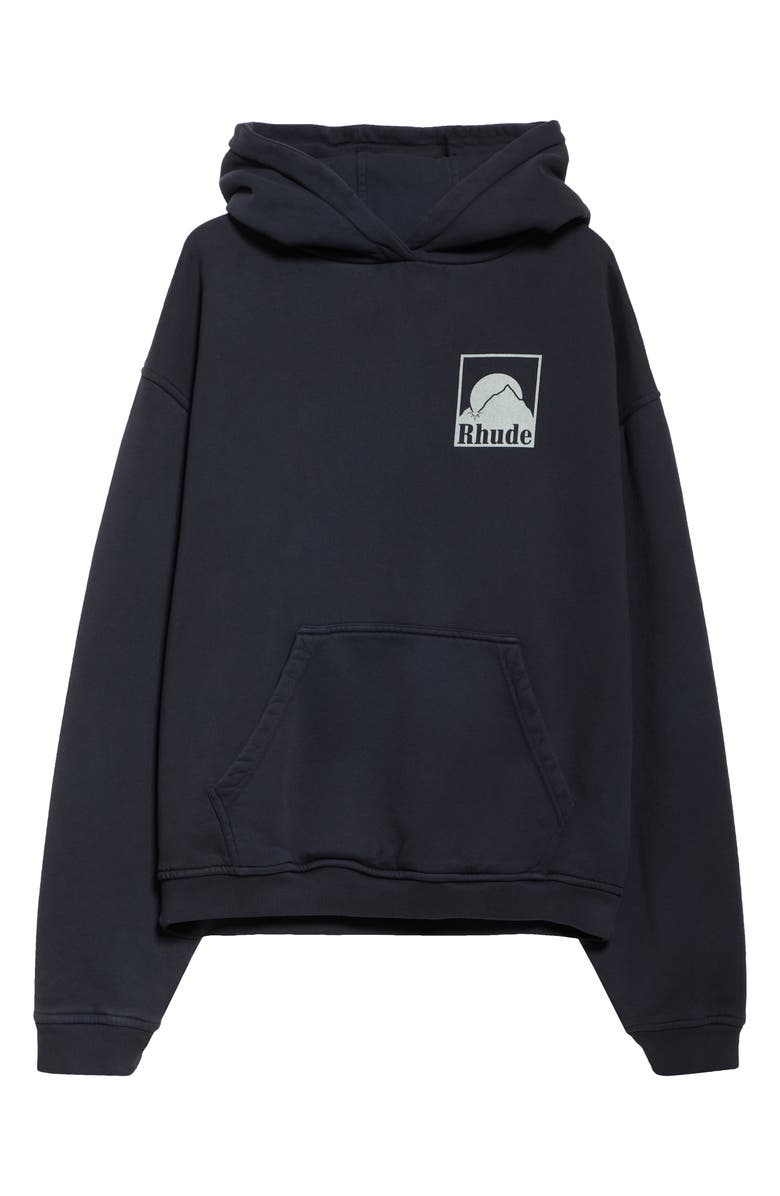 Rhude Moonlight Badge Graphic Hoodie, Alternate, color, 