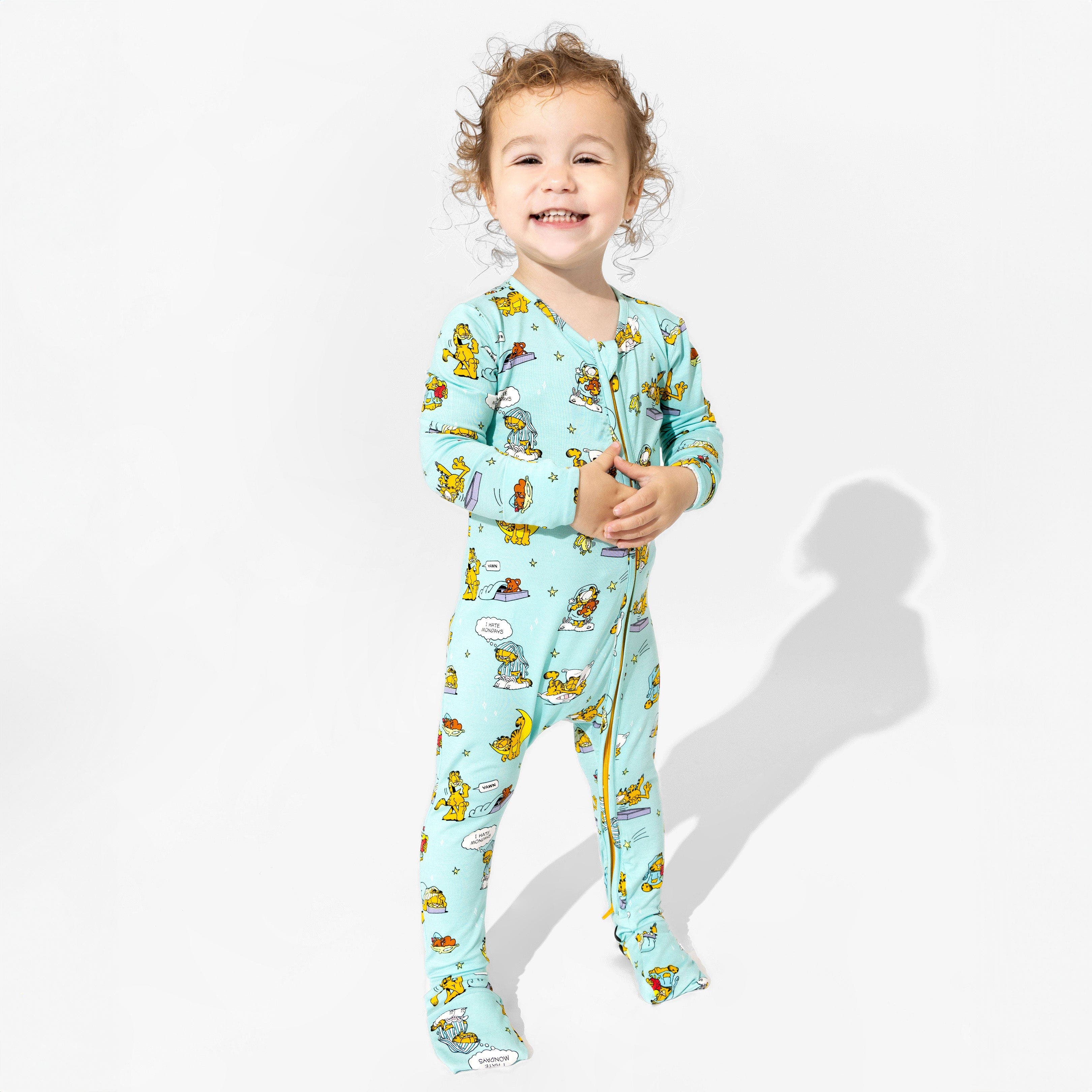 Bellabu Bear Baby Garfield Lazy Mondays Convertible Footie | Nordstrom