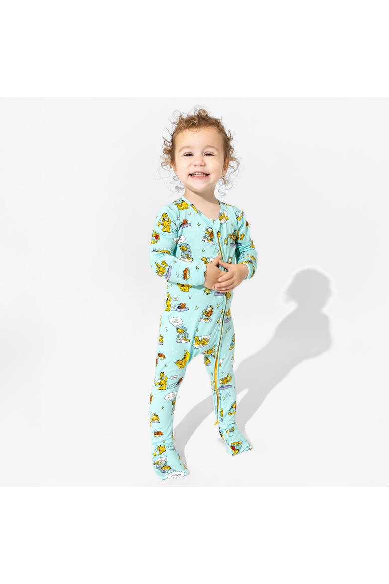 Baby Garfield Lazy Mondays Convertible Footie, Alternate, color, Garfield: Lazy Mondays