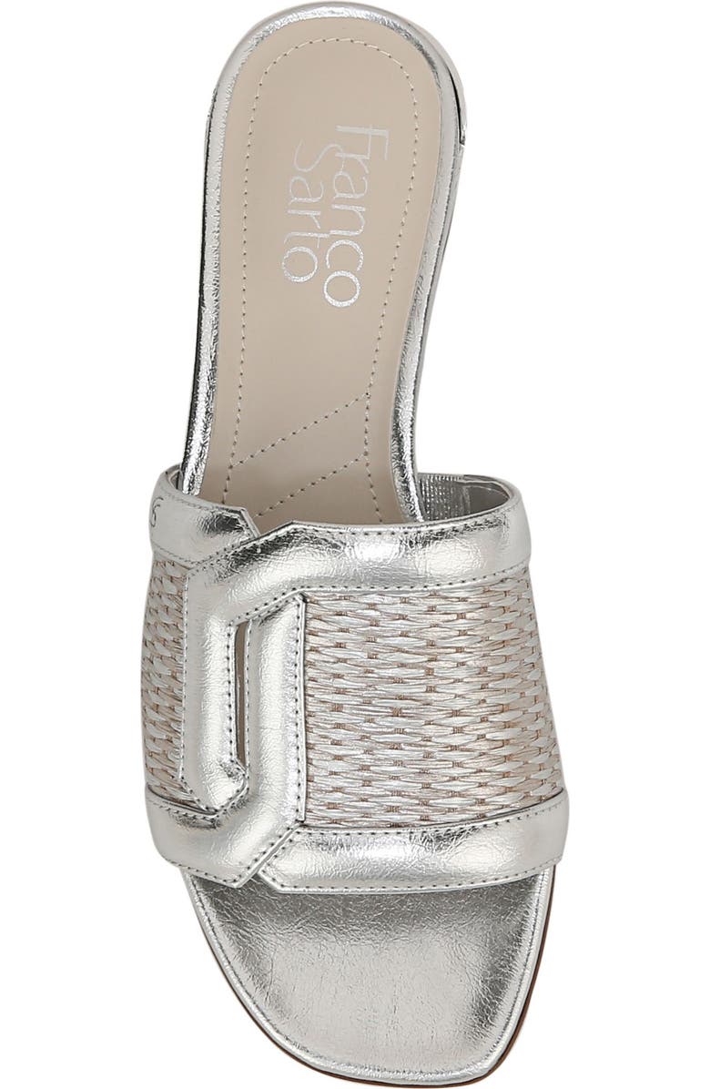 Franco Sarto Margot Slide Sandal, Alternate, color, Silver Grey