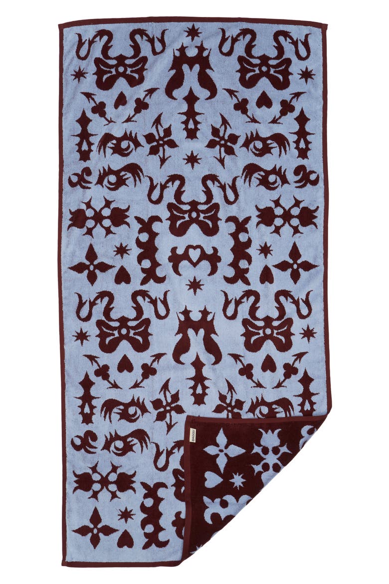 Bath Towel, Main, color, WESTERN CUT-OUTS