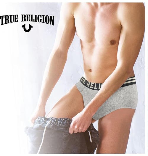 True Religion Briefs Soft Cotton Underwear Pack Of 5 In Black
