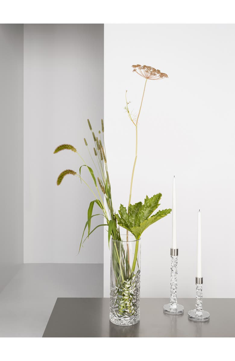 Orrefors Carat Set of 2 Crystal Candlesticks, Alternate, color,