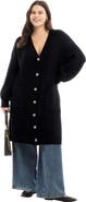 June + Vie Midi-Length Button-Down Cardigan