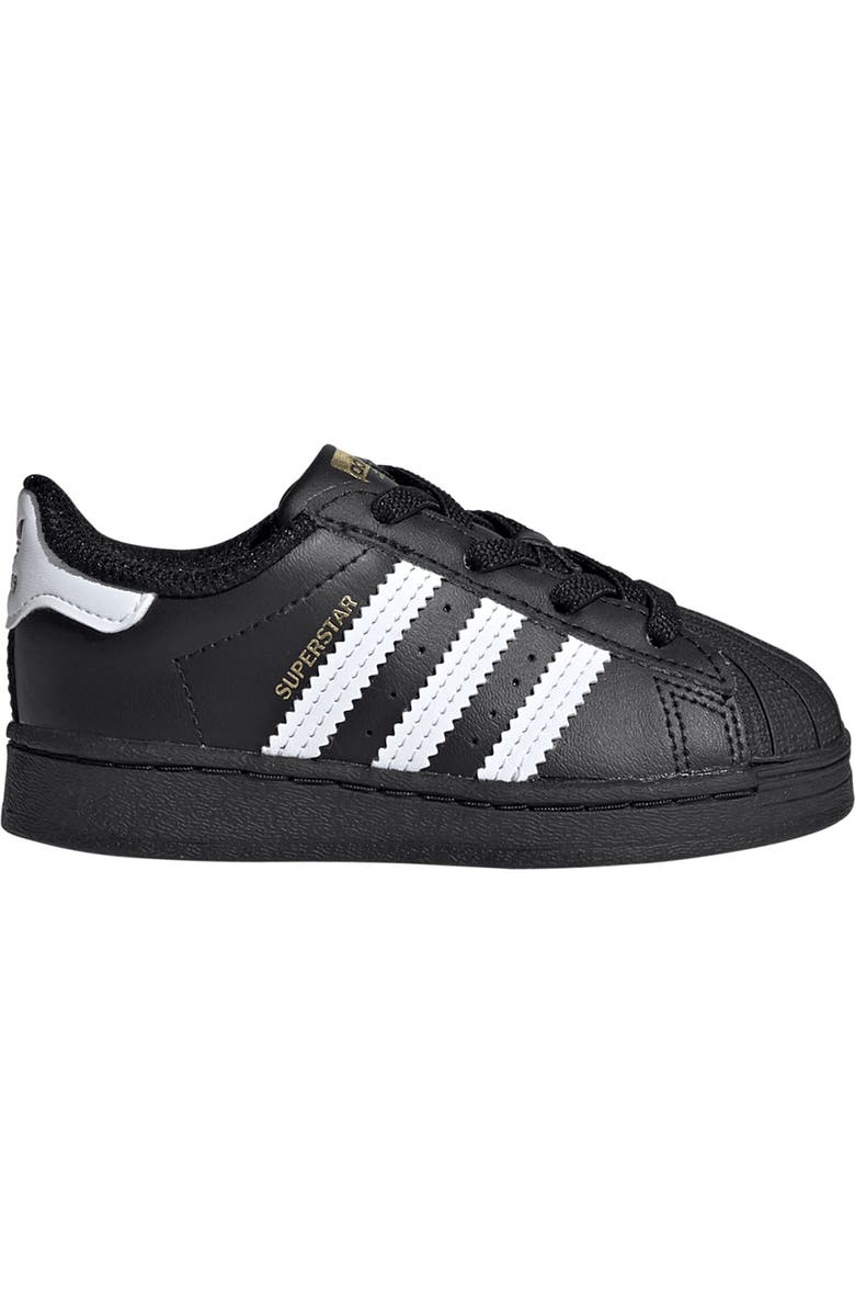 adidas Kids' Superstar Sneaker, Alternate, color, Black/ White/ Black