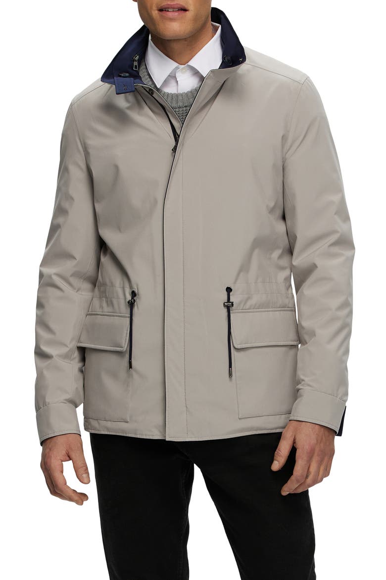 Lightweight Reversible Jacket, Alternate, color, NAVY/LIGHT BEIGE