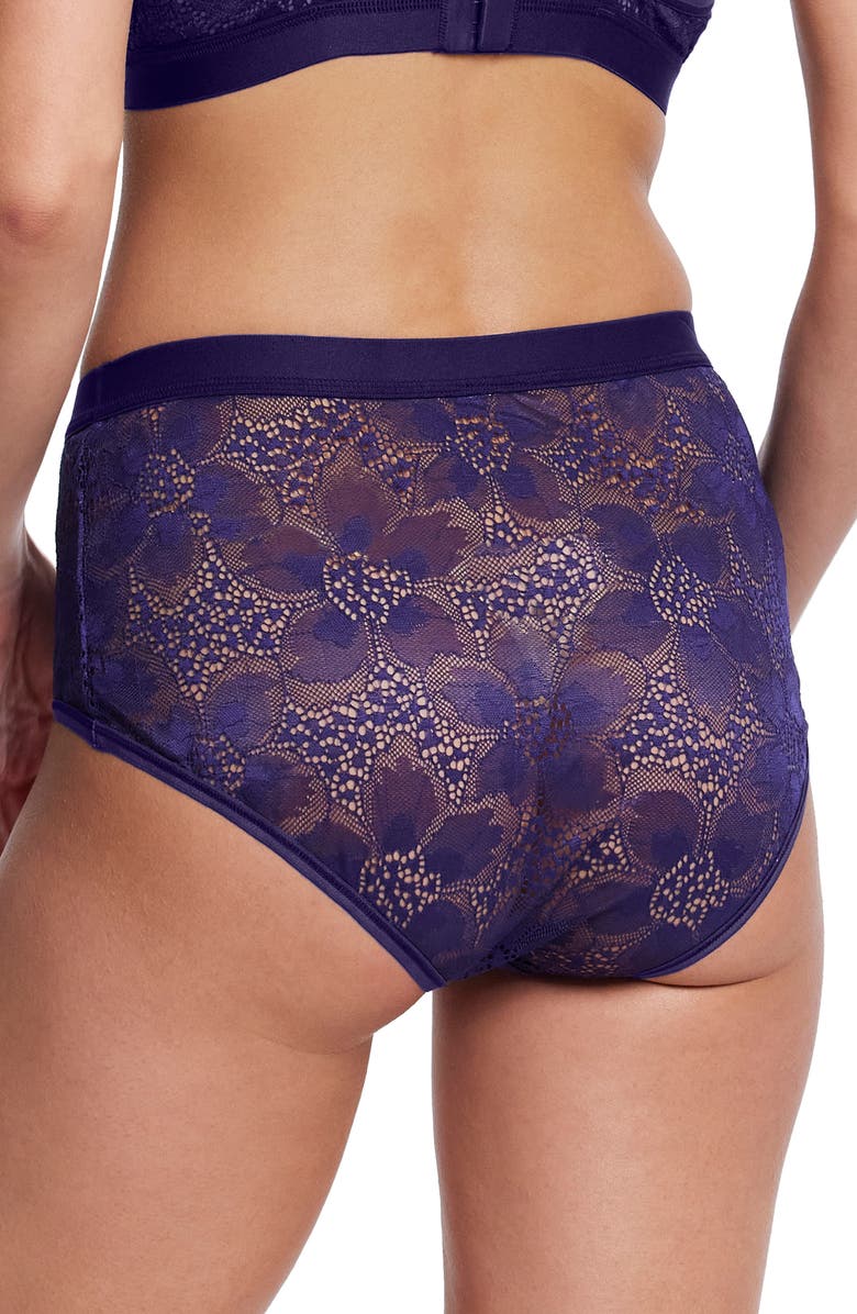 Hanky Panky Tropical Storm Lace Panties, Alternate, color, Summer Rain