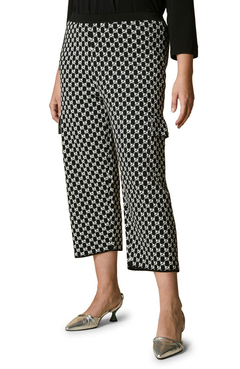 Marina Rinaldi Ubertoso Crop Trousers, Main, color, 