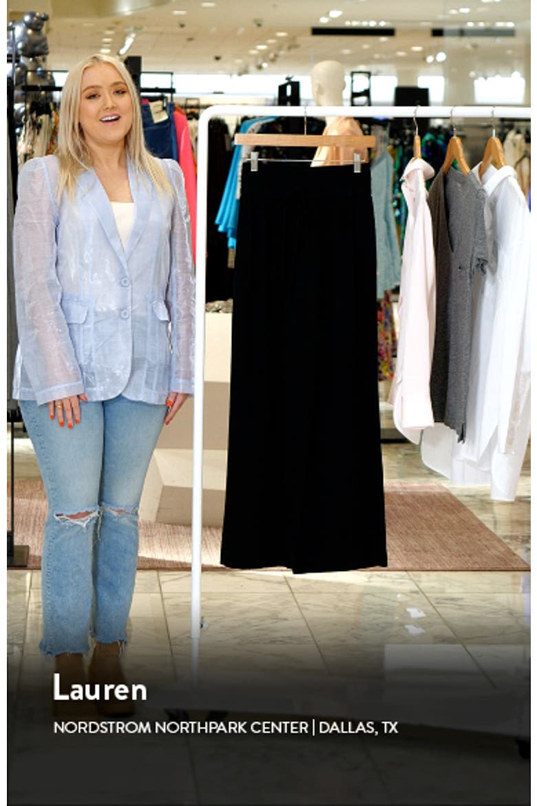 Drawstring Wide Leg Pants video