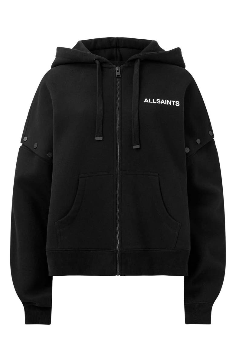 AllSaints Patcher Amphia Cotton Blend Hoodie, Alternate, color, 