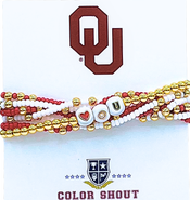 Color Shout Oklahoma Lucky 7 Bracelet Set