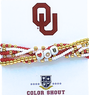 Color Shout Oklahoma Lucky 7 Bracelet Set