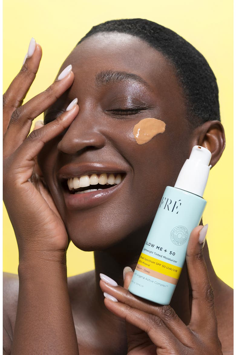 GLOW ME + Tinted Mineral SPF 50, Alternate, color, Medium - Deep Brown