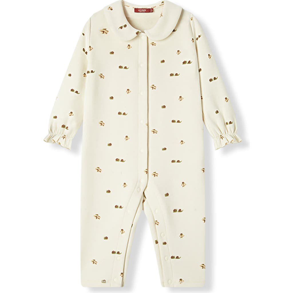 Milkbarn Stretch Fleece Collar Jumpsuit