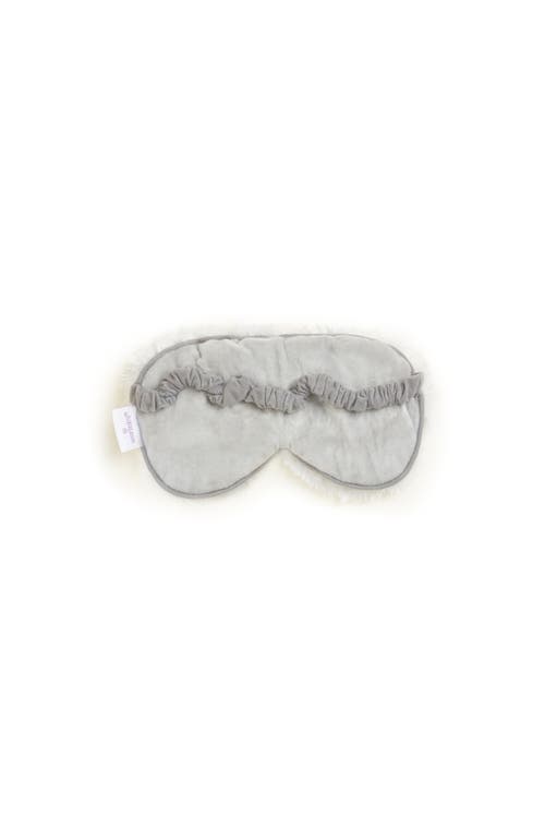 Warmies Plush Eye Mask In Light Gray