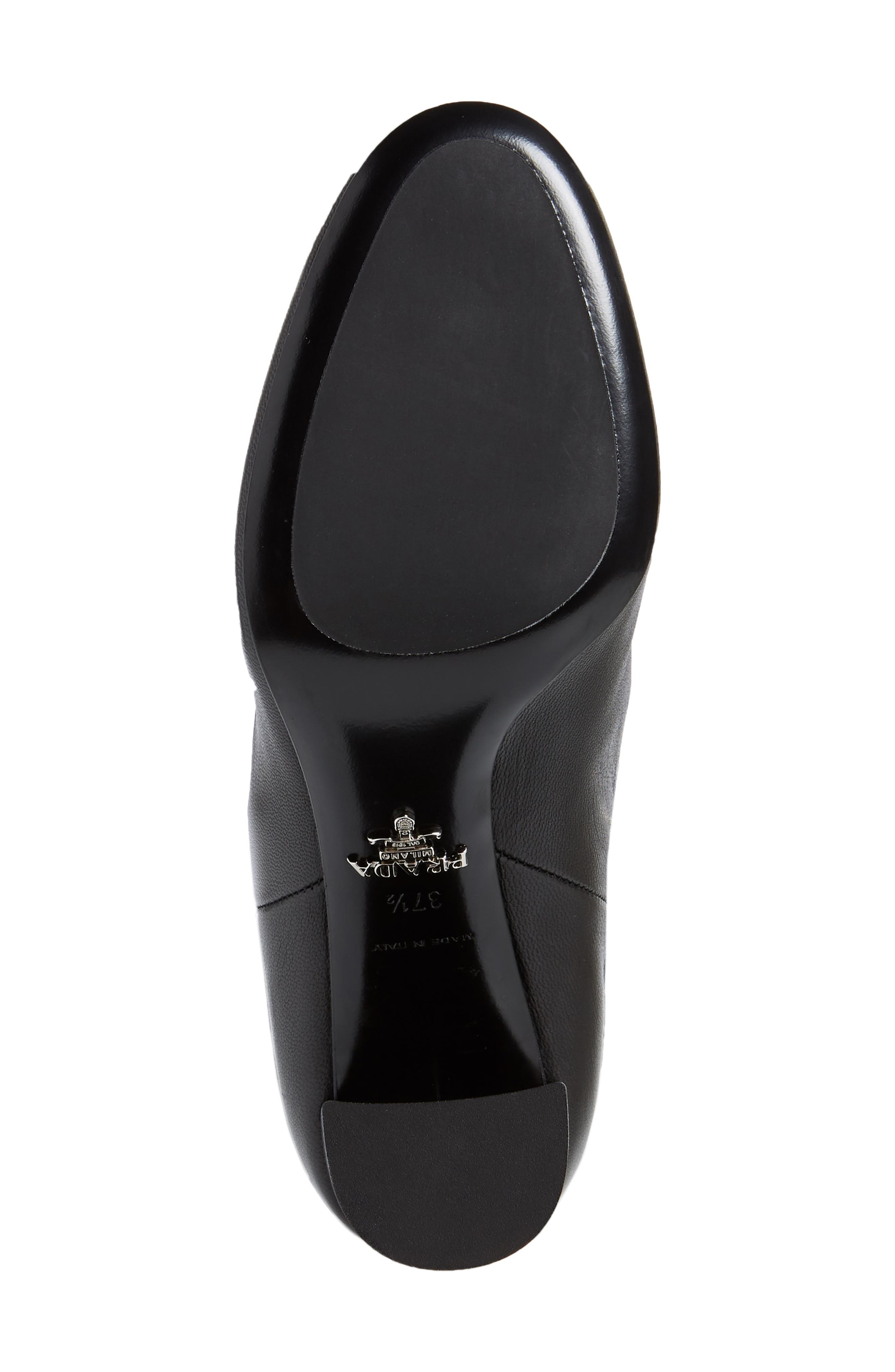 Prada Block Heel Tall Boot, Alternate, color, 