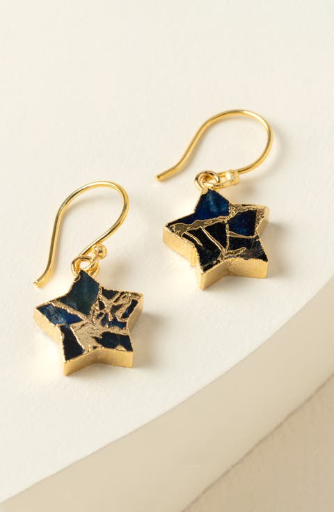 Reach for the Stars Mosaic Stone Earrings