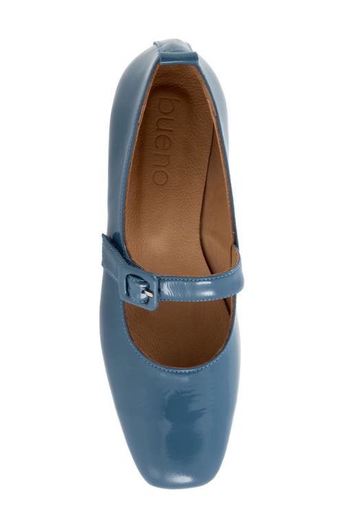 Bueno Eliana Mary Jane Flat In Blue