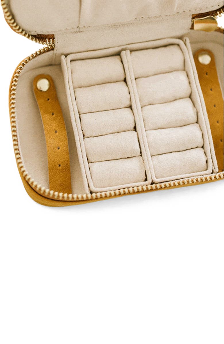 MADE BY MARY Jewelry Case, Alternate, color, Honey