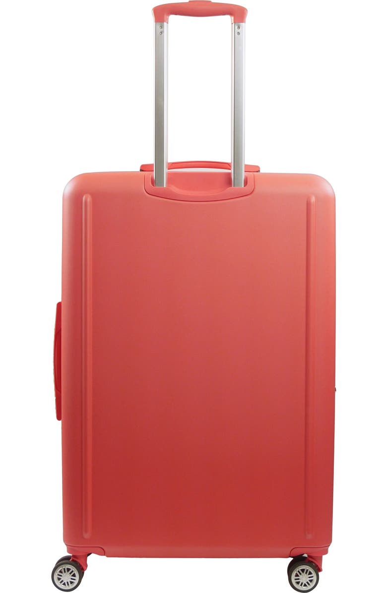 Tommy Bahama 30.5" Hard-Sided 3D Pineapple Luggage with Drawstring Bag, Alternate, color, Coral