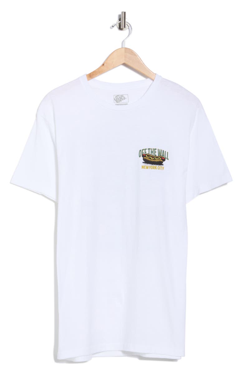 Vans NYC Hot Dawg Graphic T-Shirt, Alternate, color, White