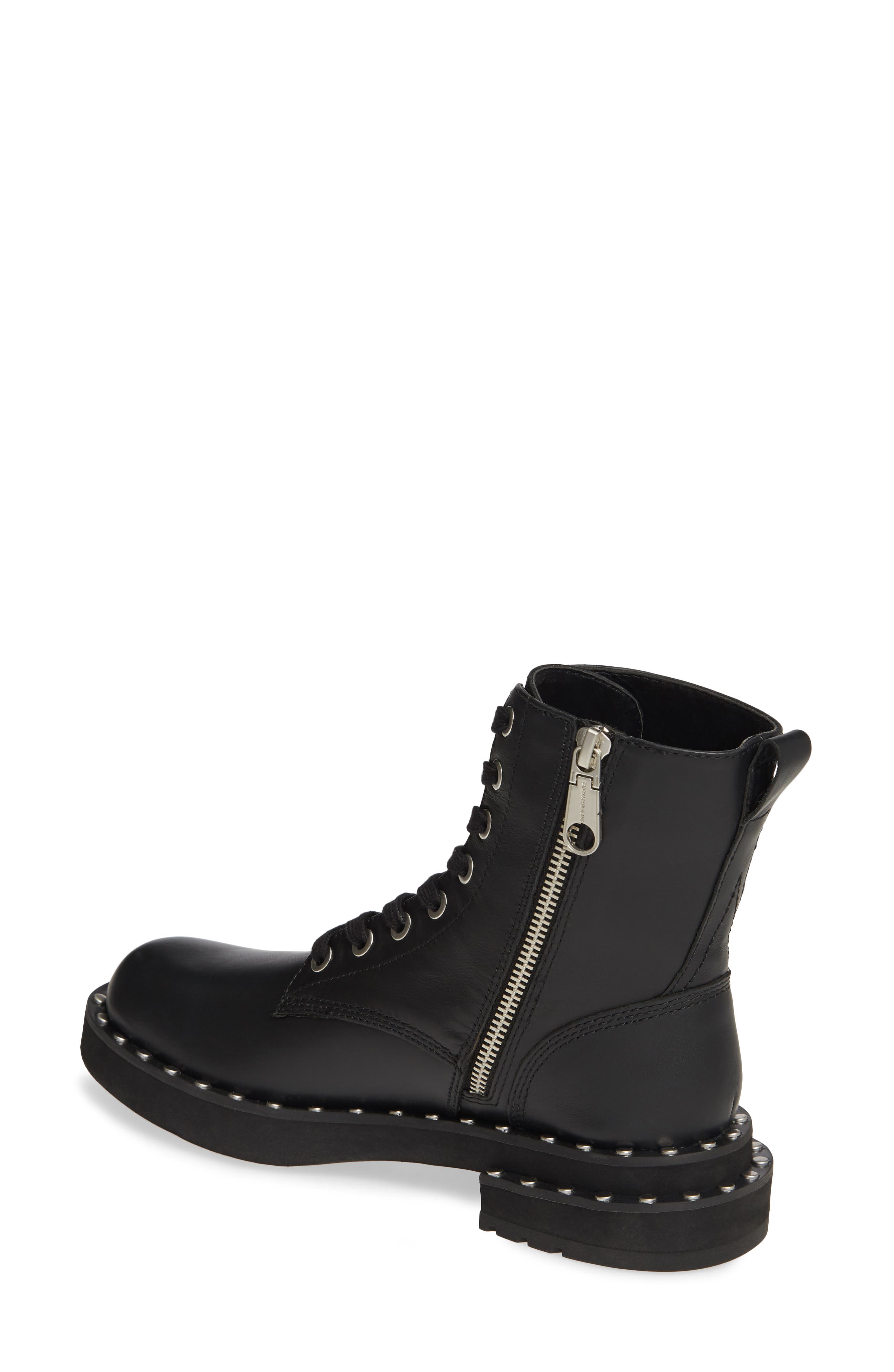 Calvin Klein Jeans Nannie Stud Welt Combat Boot, Alternate, color, 