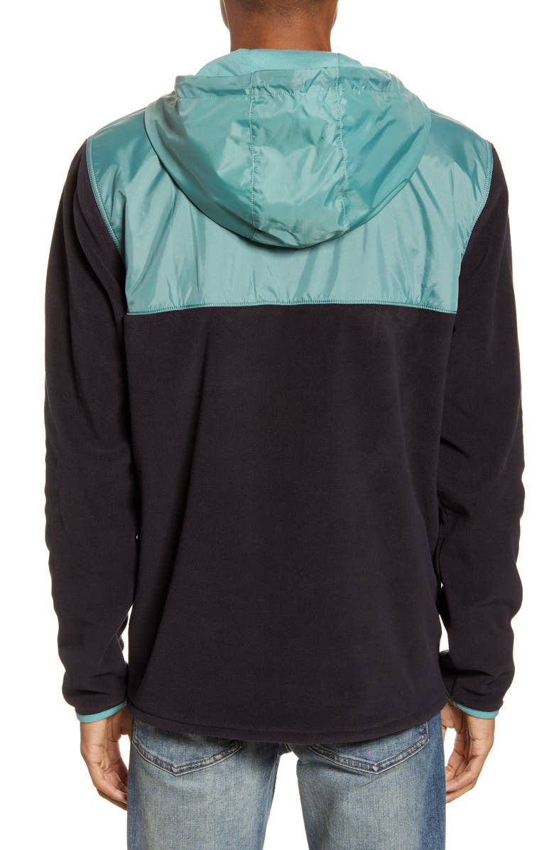 Vans Windward Hooded Fleece & Nylon Anorak, Alternate, color, 