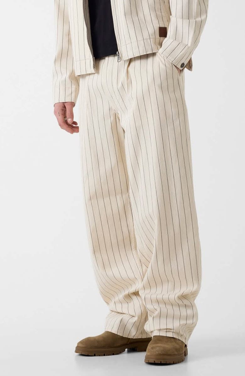 GUESS G20 Super Baggy Pleat Pants, Alternate, color, Natural