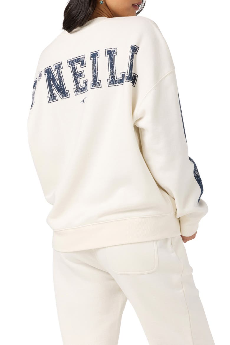 Team Graphic Oversized Sweatshirt, Alternate, color, TOFU