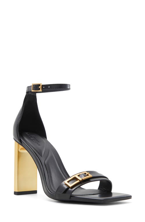 Ted Baker London Vida T-Buckle Ankle Strap Sandal in Black 