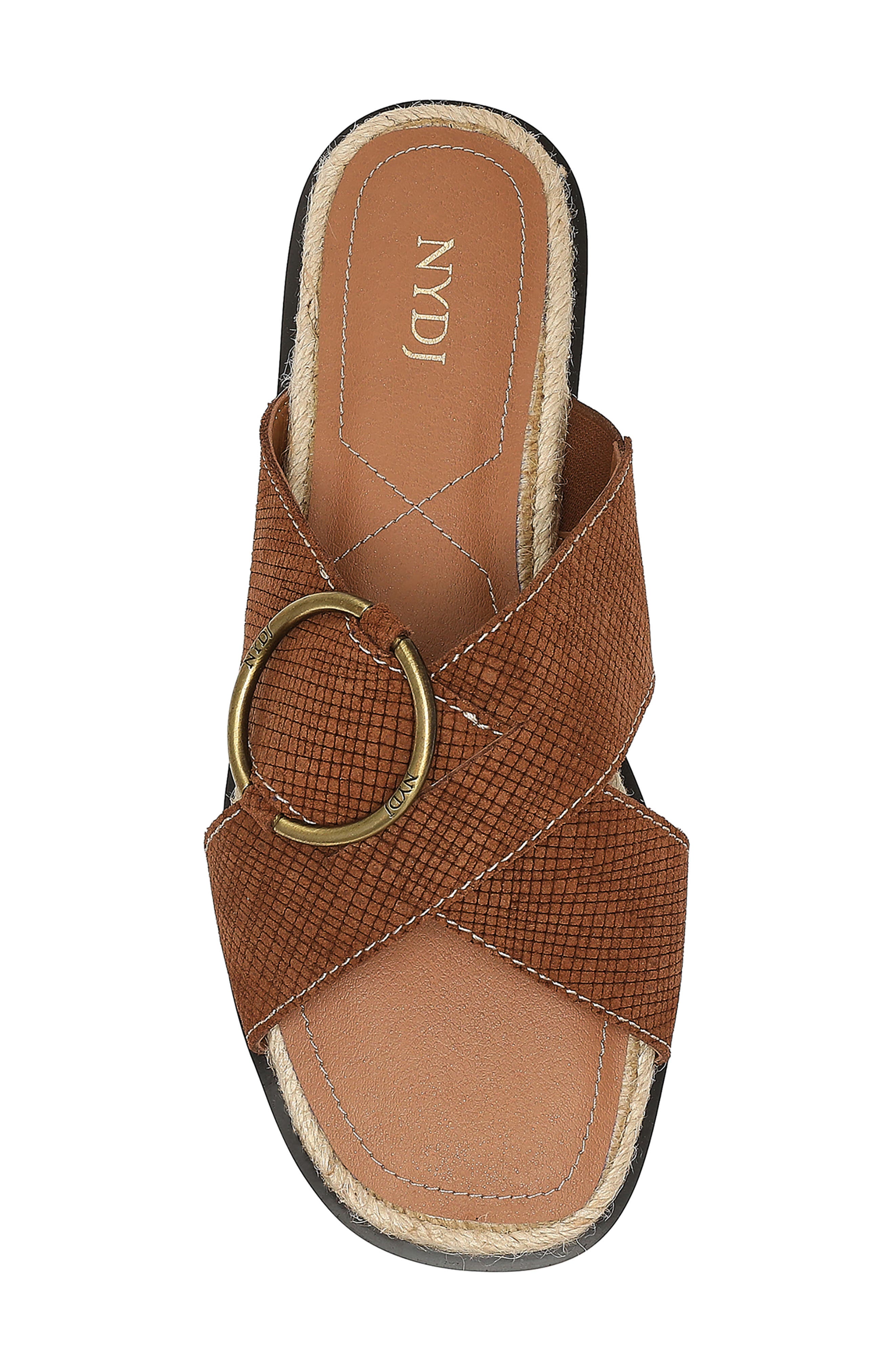 Ross Slide Sandal, Alternate, color, SADDLE