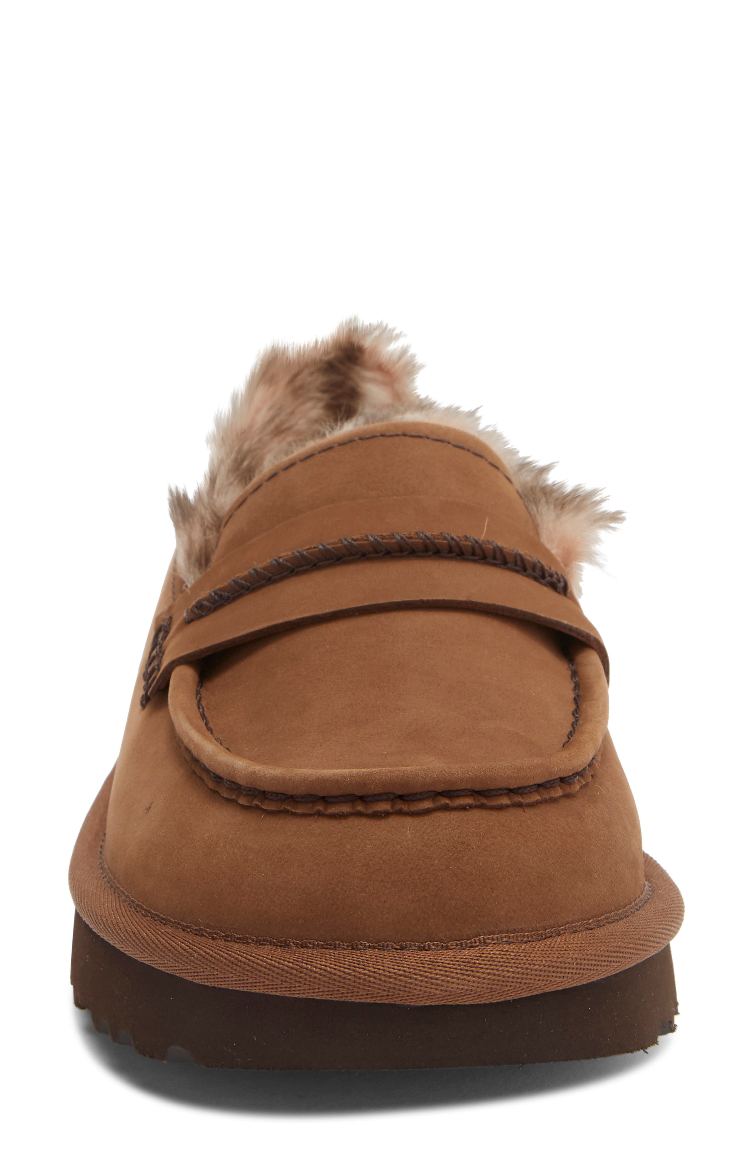 Ellis Leather Loafer, Alternate, color, DARK CHESTNUT