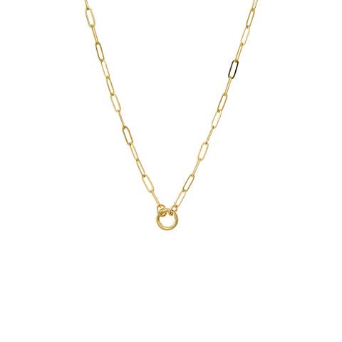 Paperclip Clicker Toggle Link Necklace