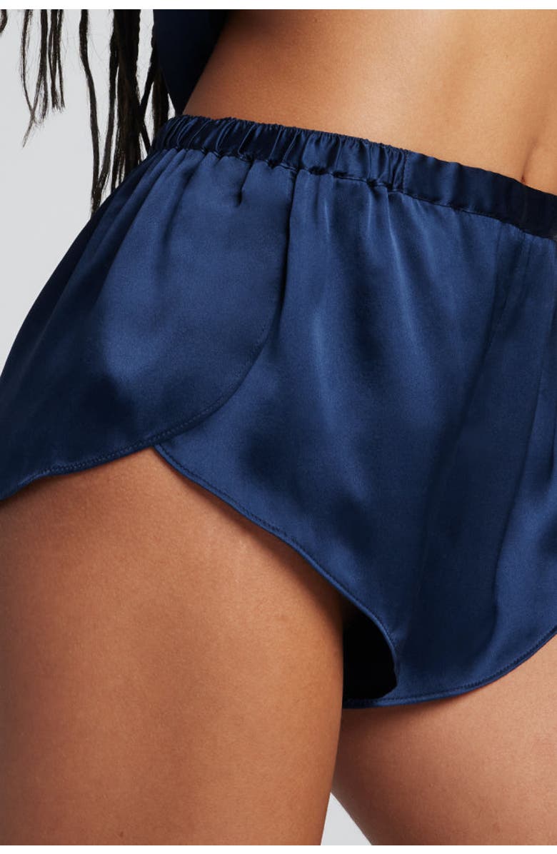 Negative Underwear Eclipse Washable Silk Mini Short, Alternate, color, Navy