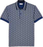 Lacoste Monogram Jacquard Polo