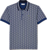 Lacoste Monogram Jacquard Polo