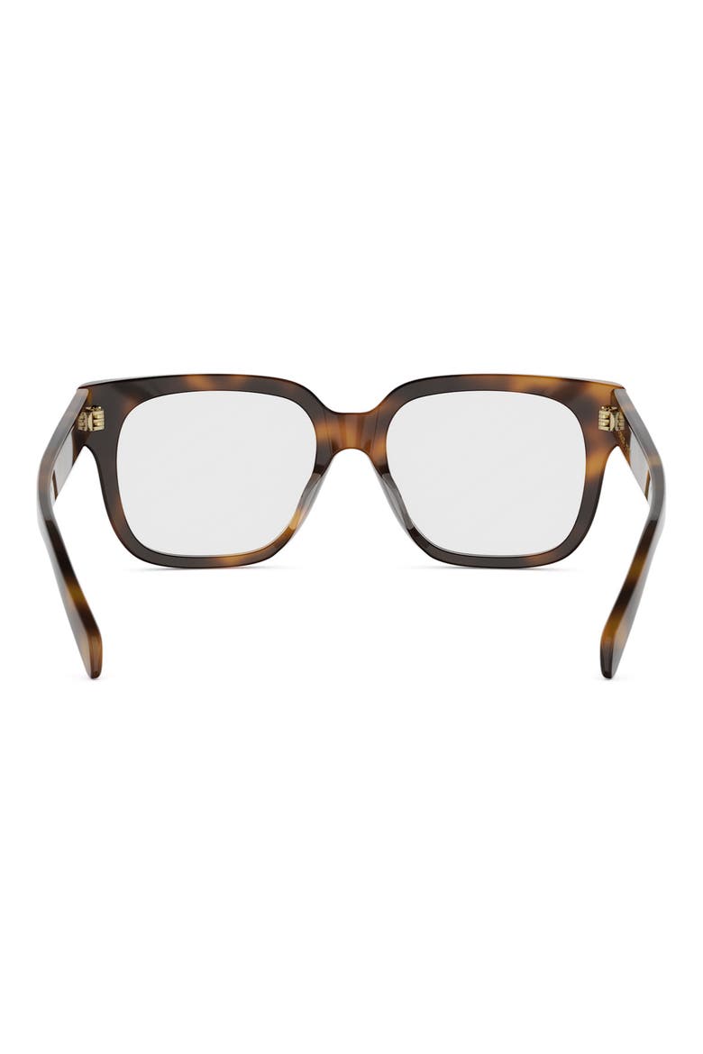 Triomphe 54mm Square Reading Glasses, Alternate, color, BLONDE HAVANA