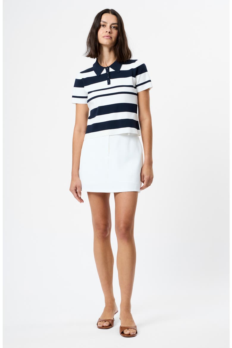 Maxime Stripe Polo, Alternate, color, SUMMERWHITE-MARINE
