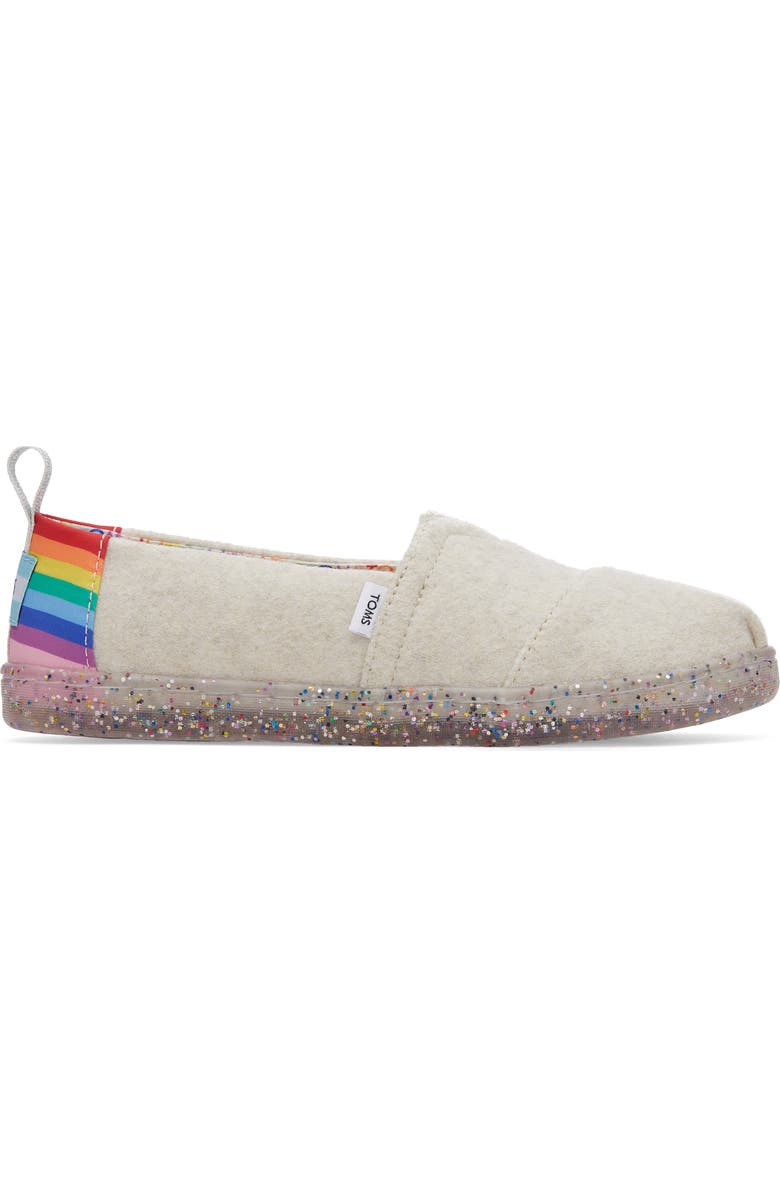 TOMS Kids' Alpargata Slip-On Sneaker, Alternate, color,