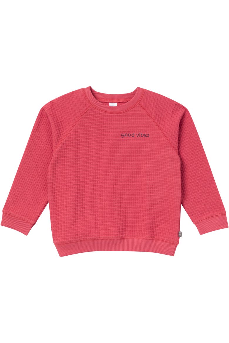 Long Sleeve Top and Shorts Set, Alternate, color, Dusty Red