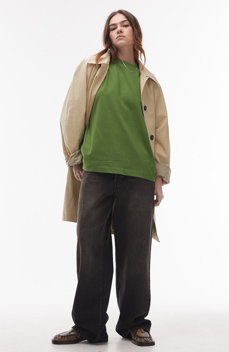 Topshop Relaxed Fit Cotton T-Shirt, Alternate, color,