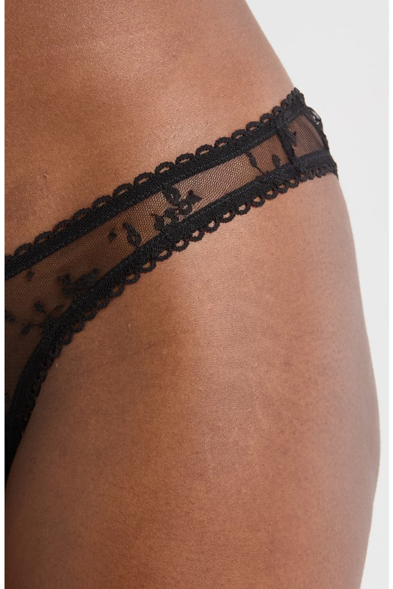 Untie Me Tanga Briefs, Alternate, color, BLACK