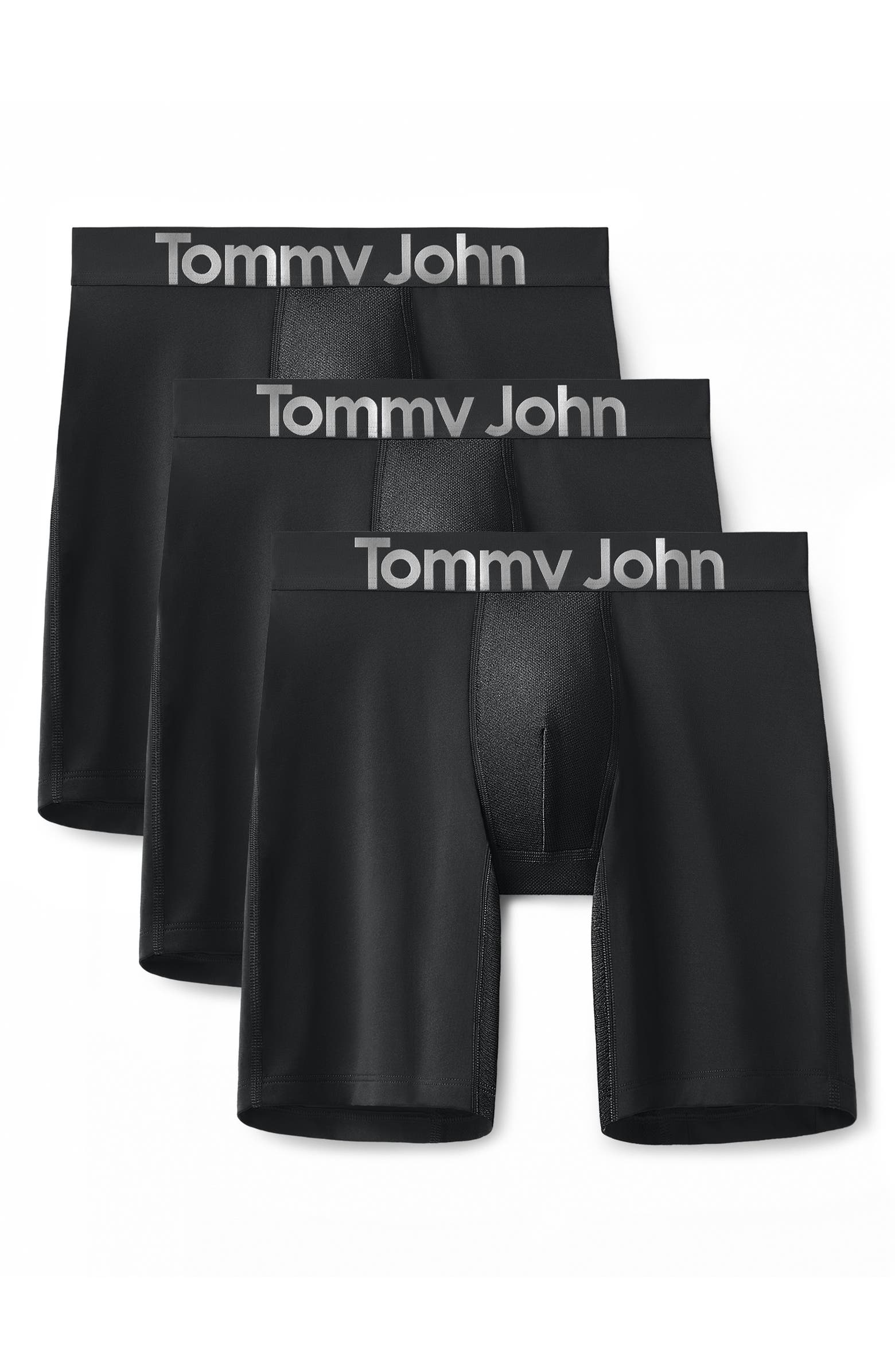 Tommy John 3Pack 360 Sport 8Inch Essentials Boxer Briefs Nordstrom
